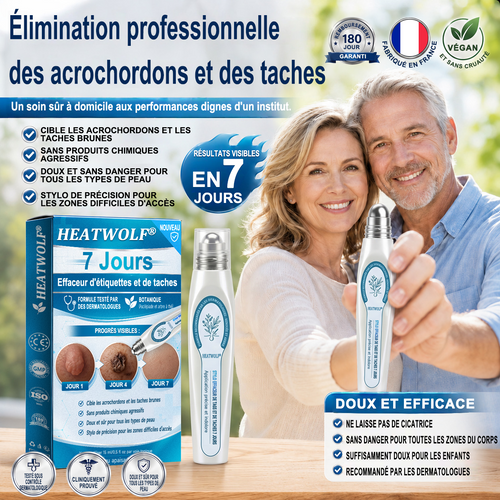 🔥 Boutique Officielle HEATWOLF® 🔥 | Soin Ciblé Taches & Imperfections en 7 Jours | Sans douleur • Sans cicatrice • Embout roll-on