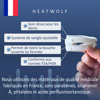 🔥 DERNIER JOUR : -80 % – OFFRE À DURÉE LIMITÉE ! | HEATWOLF™ – Orthèse Anti-Ronflement Ajustable & Confortable | Pour Homme & Femme