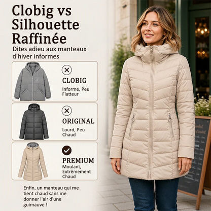 👑 Plus de 80 000 clientes ont déjà craqué ! Manteau d'hiver isolé à capuche pour femme