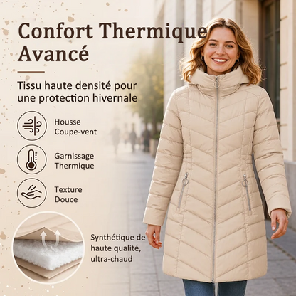 👑 Plus de 80 000 clientes ont déjà craqué ! Manteau d'hiver isolé à capuche pour femme