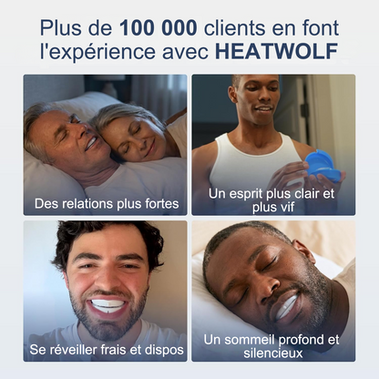 🔥 DERNIER JOUR : -80 % – OFFRE À DURÉE LIMITÉE ! | HEATWOLF™ – Orthèse Anti-Ronflement Ajustable & Confortable | Pour Homme & Femme