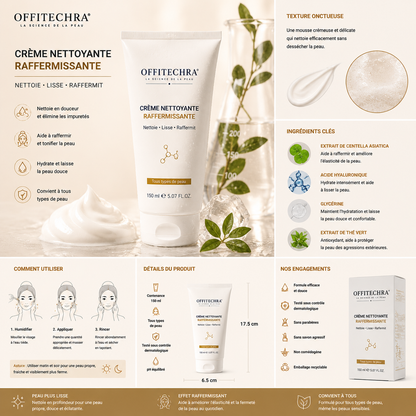 OFFITECHRA® Crème Nettoyante Raffermissante
