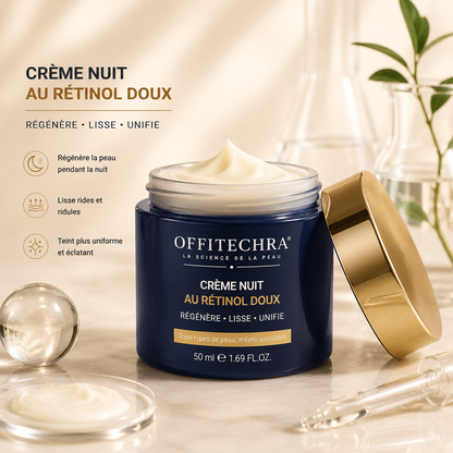 OFFITECHRA® Crème Nuit au Rétinol Doux