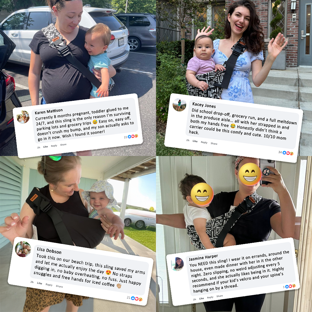 Soft & Skin-Friendly Baby Sling Carrier