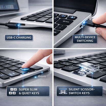 Offitechra SlimLink Bluetooth Keyboard