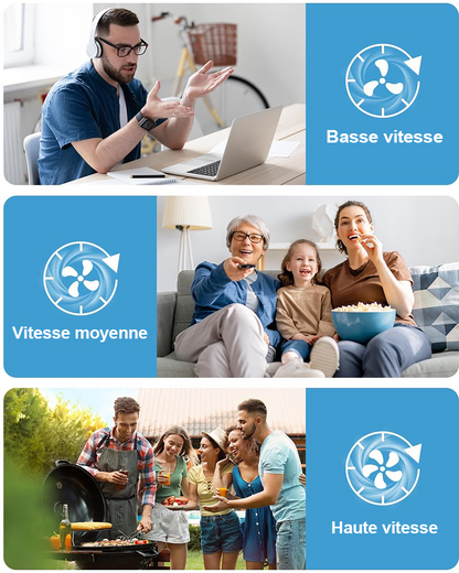 ❄️ Ventilateur Brumisateur Portable BVJ | Jusqu’à 30 h d’autonomie • Réservoir d’eau 600 ml • Recharge USB • Fonctionnement silencieux | Idéal pour la maison, le bureau, le camping et les voyages