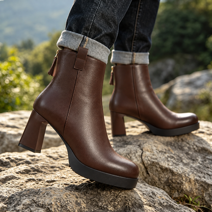 🚨Bottines chaudes pour femme – Automne & Hiver🚨   Bottes chaudes antidérapantes avec soutien de la voûte plantaire