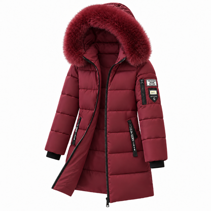 🔥 DERNIER JOUR – 49 % DE RÉDUCTION 🔥 ❄️ Doudoune chaude pour femme avec capuche et col en fausse fourrure amovible