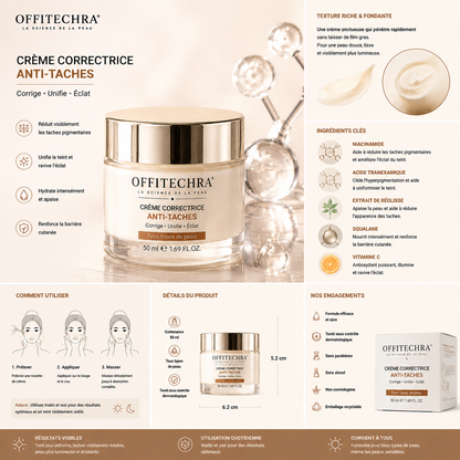 OFFITECHRA® Crème Correctrice Anti-Taches