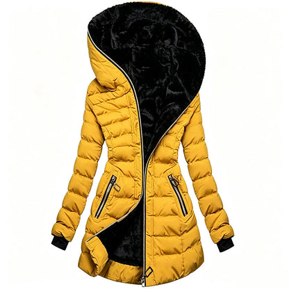 👑 Plus de 80 000 clientes ont déjà craqué ! Manteau d'hiver isolé à capuche pour femme