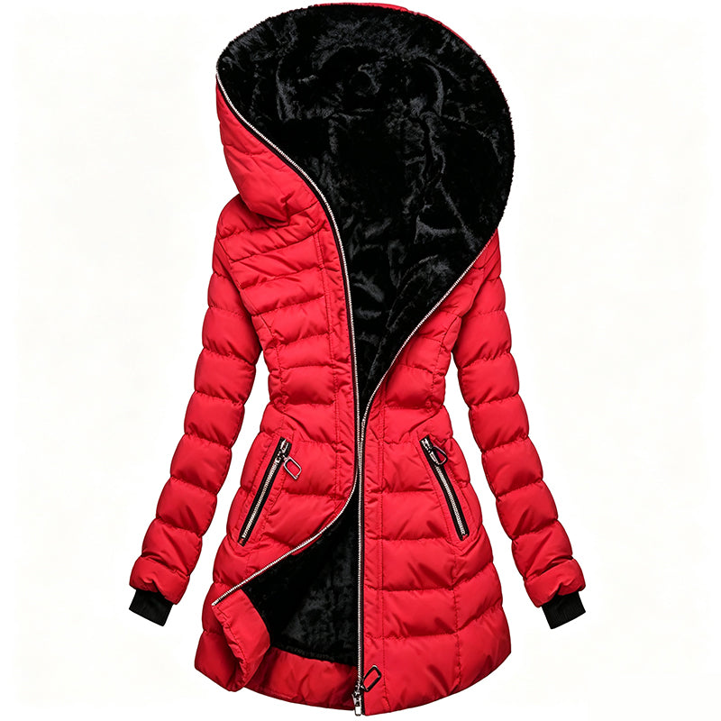 👑 Plus de 80 000 clientes ont déjà craqué ! Manteau d'hiver isolé à capuche pour femme