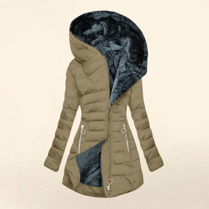 👑 Plus de 80 000 clientes ont déjà craqué ! Manteau d'hiver isolé à capuche pour femme