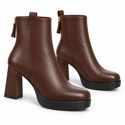 🚨Bottines chaudes pour femme – Automne & Hiver🚨   Bottes chaudes antidérapantes avec soutien de la voûte plantaire