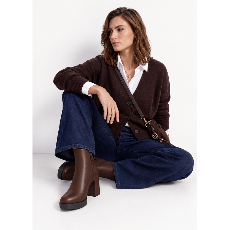 🚨Bottines chaudes pour femme – Automne & Hiver🚨   Bottes chaudes antidérapantes avec soutien de la voûte plantaire