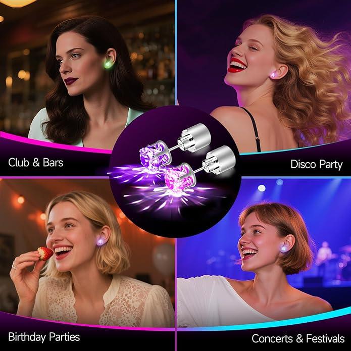 🔥Limited Time 49% Off✨💎LED Earrings, Light Up Stud Earrings